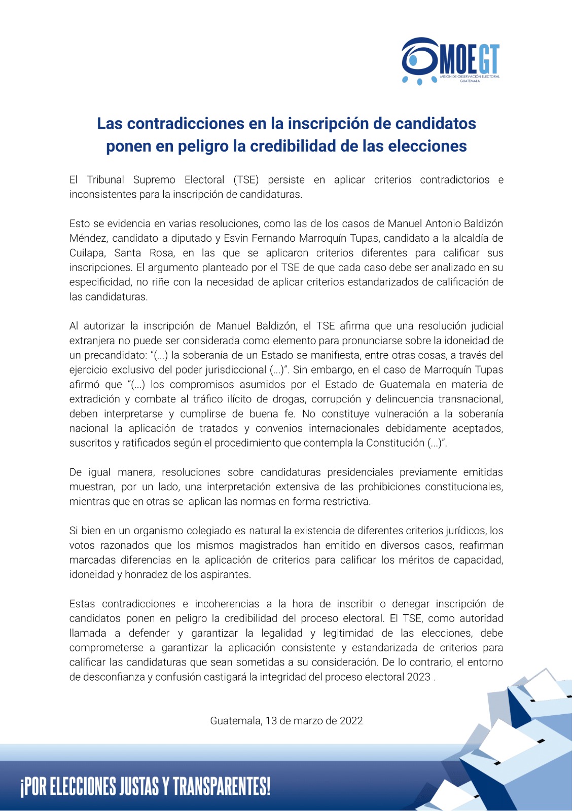 Comunicado MOE-Gt