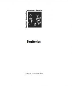 Portada revista territorios I